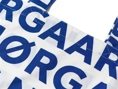 Mads Nørgaard Atoma stofpose med blåt logoprint